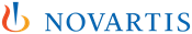 Novartis pharmaceuticals logo.