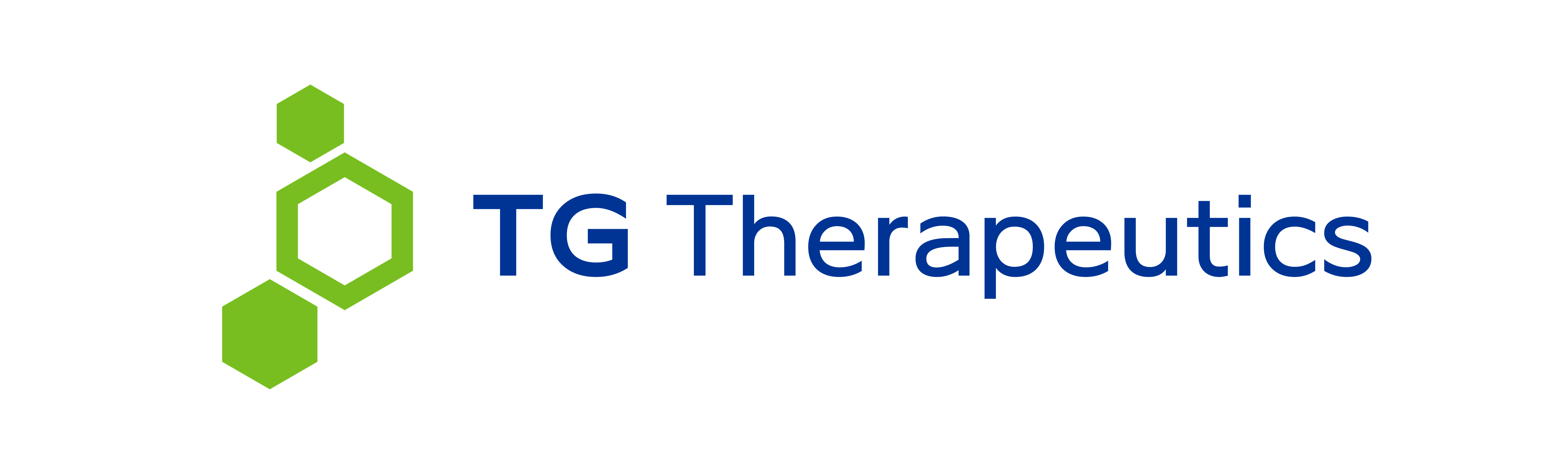 TG Therapeutics: Fiercely Focused on MS logo.